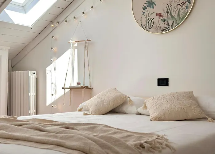 Casa Bole, Rustic-chic Attic With Glimpse アパート ドルメッレット